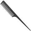 'Hercules Saw Tail Comb with Wolf 37 A 607 Black 8 1/2 Toupier Antibacterial
