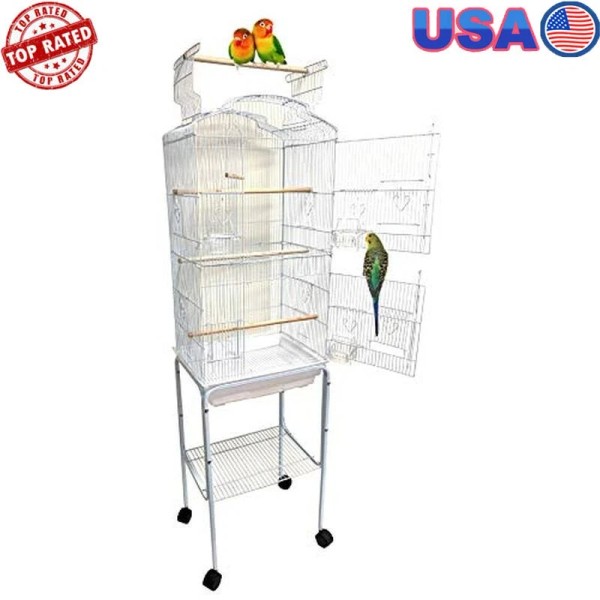 Unbranded 65" Large Open/Close Top Bird Cage Side Breeding Nest