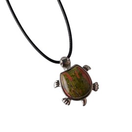 JOYA GIFT Silver Plated Sea Turtle Necklace Tortoise Chain Necklaces Pendant Women Beach Jewelry