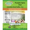Pumpkin Spice Chai Colombian Decaf Coffee (Gourmet, Naturally Flavored, Whole