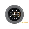Unitrailer Complete wheel 155/70 R13 4x100 with black rim
