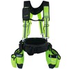 MELOTOUGH Reflective Safety Tool Belt with Suspenders Tool Bag Supenders