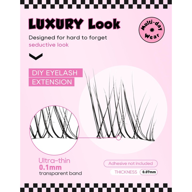 Jiocolor Cluster Lashes Cat Eye Lashes Natural Look Foxy Eye