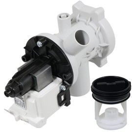 SPARES2GO Drain Pump for Logik Washing Machines L612WMS17 L814WM16 LIW714W15 LIW814W15