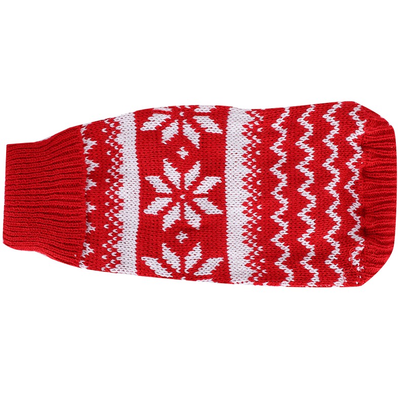 Lovely Snowflake Pet Clothing Winter Christmas Sweater Warm Clothes for