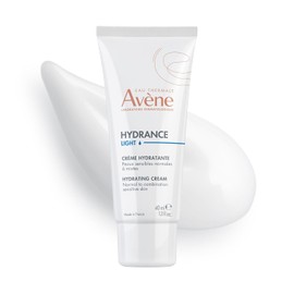 Eau Thermale Avene Hydrance LIGHT Hydrating Emulsion, Daily Face Moisturizer Cream, Non-Comedogenic, 1.3 oz. | Emulsión hidratante facial, diaria, no comedogénica, para piel normal a mixta sensible deshidratada