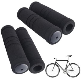 TRHDFW 4 Pcs Foam Sponge Bike Handlebar Covers Bicycle Nonslip Handlebar Hand Grips Covers Bike Handle Bar Accessories for Bikes