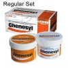LASCOD Ghenesyl Dental Putty PVS VPS Impression Material Regular Set 2x300 ml GNS010