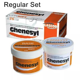 LASCOD Ghenesyl Dental Putty PVS VPS Impression Material Regular Set 2x300 ml GNS010