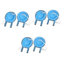 Uonlytech 6 Pcs Replace Toilet Flapper 3 Inch Toilet Bowl Flapper Black Toilet Flusher Replacement Kit Toilet Stopper Flapper Closestool Tank Cover Rubber Universal Water Bottle Cap