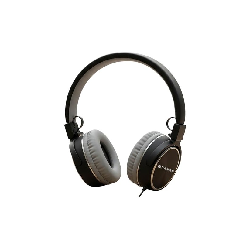 Naceb Technology Bocncb600 Diadema Na-0310G, Gris, 3.5 Mm, 1.2 M,