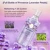 Lavender Body Wash, with Natural Real Lavender Petals, Fresh and