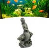 Aquarium Mermaid Statue Safe Resin Beautiful Fish Tank Mermaid Decor