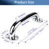 BAYSUN 2 Pcs Boat Handrail,Stainless Steel Grab Handles Heavy Duty