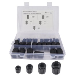Gatuida 30pcs Removable Ferrite Core Noise Filters for Cables Interference Choke Clips for Power Audio Data Cables Compatible Diameter Easy Installation