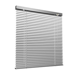 Victoria M. Aluminium Venetian Blind, 70 x 130 cm, Silver, No Drilling Required, Includes Clamping Brackets