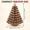 Christmas Tree, Wooden 3D Snowflake Tabletop DIY Paintable Holiday Decor