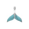 Starborn Colgante con forma de cola de ballena en plata
