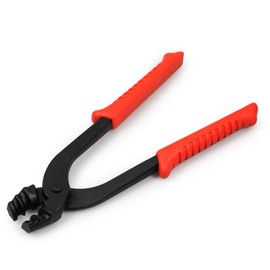 LEONTOOL 9" Tube Bending Plier Brake Line Forming Bending Tool Line Bend and Bender with Red Handle for Brake and Fuel Line Adjustment