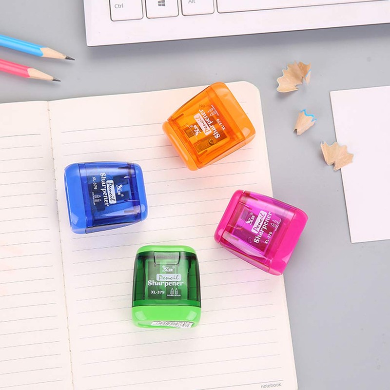 BOGEEL Classical Double Hole Mechanical Pen Pencil Sharpener Stationery Office