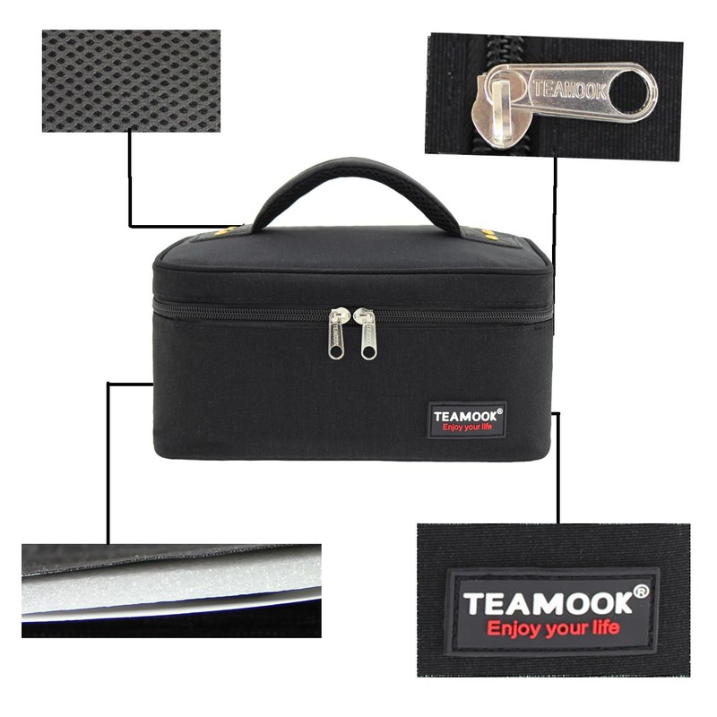 TEAMOOK Lunch Bag Insulated Lunch Box for Adults Men and