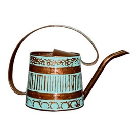 Robert Allen MPT01508 Danbury Watering Can.5 Gallon, Teal/Copper