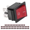 50PCS Snap Power Switch Brass 4 Pin 2 Position Mini