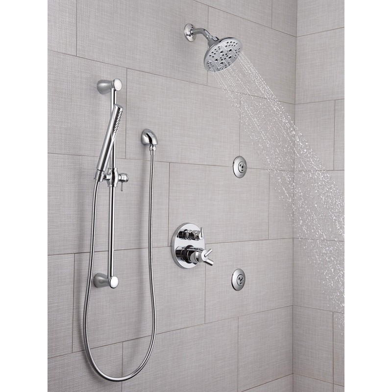 Delta Faucet RP6025KS Shower Flange Trim, Black Stainless