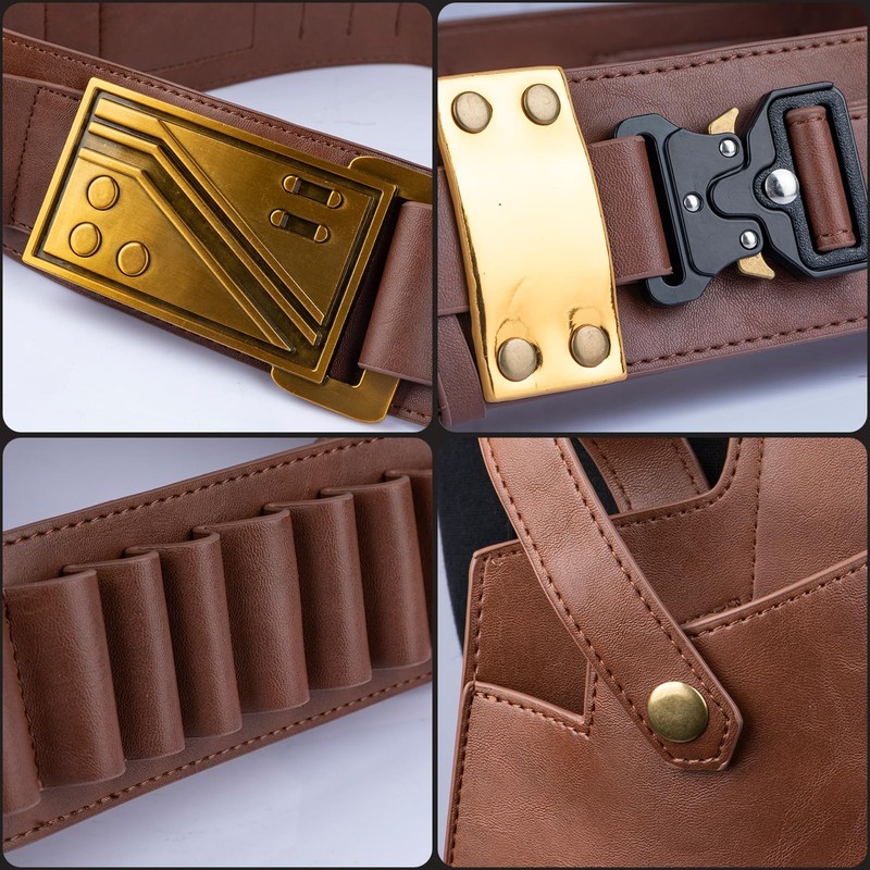 Karc Boba Belt Holster with Pouches for SW Cosplay Costume