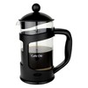 Café Olé 6 Cup Everyday Black Plastic Cafetiere, Rust Resistant