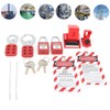 Lockout Tagout Kit, Practical Multifunctional Electrical Lockout Locks for Lock