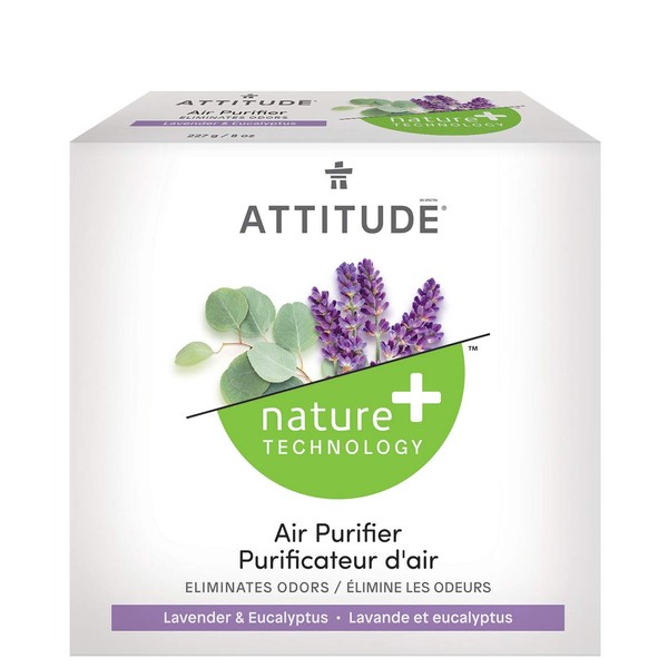 ATTITUDE Air Purifier with Activated Carbon Filter, Plant- and Mineral-Based