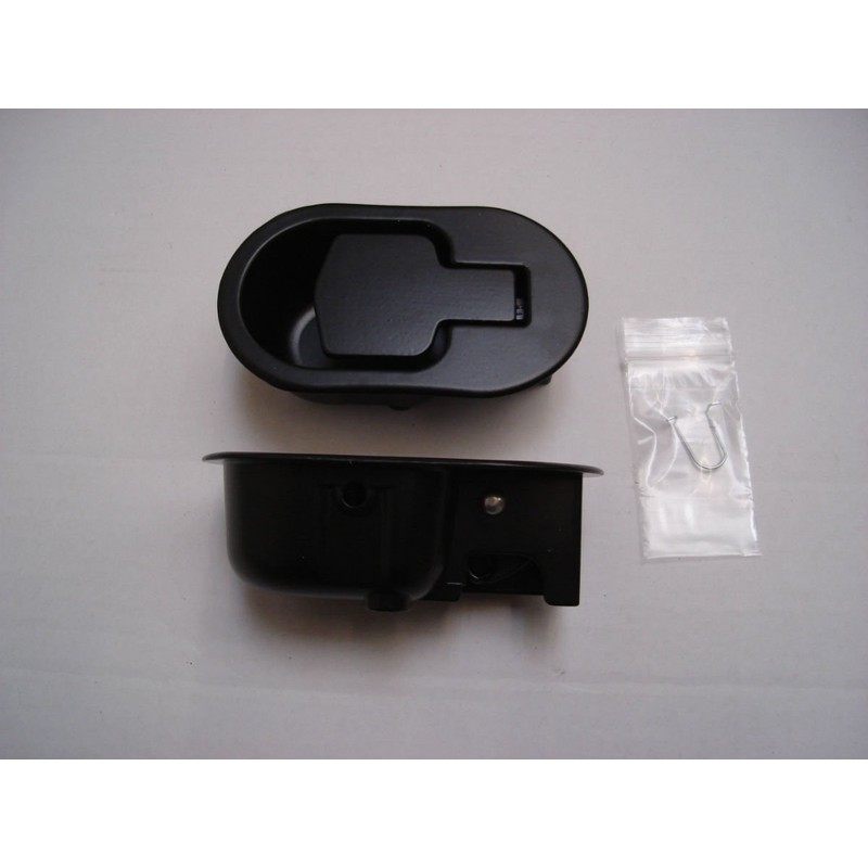 2 X BLACK METAL ALLOY REPLACEMENT HANDLES FOR RECLINER CHAIRS
