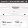 Ceiling Curtain Track, Curtain Track with Roller Hooks, 6ft -