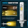 CHOPDARK H1 LED Bulb 3000K Yellow Light Fog Lamps 1:1