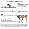 Akahttbn Ceiling Fan Switch Zing Ear ZE-109M Pull Chain Cord