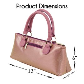 Primeware Wine Clutch Bag (Thermal Insulated) Trendy Women’s Carry Tote | Holds Red & White 750mL Bottles | Trendy Fashion | Incl. Portable Waiter-Style Corkscrew