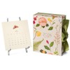 Karen Adams Silver Easel 2026 Desk Calendar 12 Month January