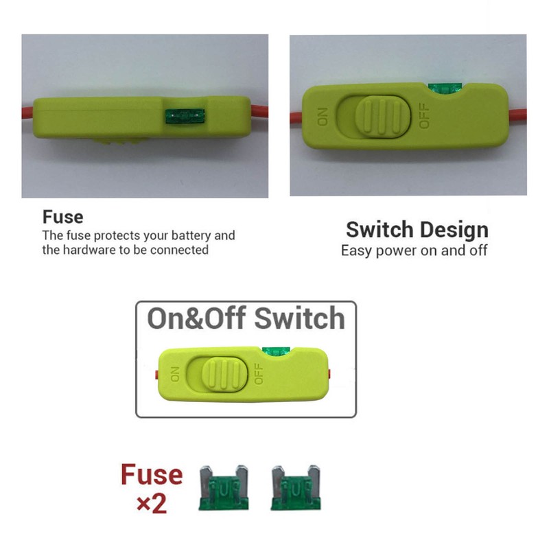 Battery Adapter Over Current Protection Tight Hold Lithium Battery Converter