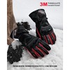 IRON JIA'S Motorcycle Gloves Winter Cold Weather Warm Touchscreen Waterproof