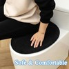 Toilet Lid Cover, Black Seat Covers for Bathroom Set Bowl