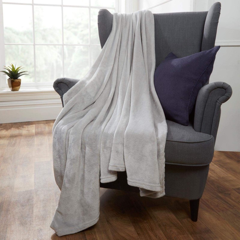Brentfords Super Ultra Soft Flannel Fleece Blanket Large Fluffy Warm