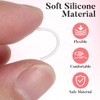 SOIMISS 50pcs Earring Post Sleeves Earring Sleeves for Sensitive Ears