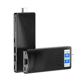 HEIGAOLAP Mini PC Stick, Fanless Mini Desktop Computer, J4125 8GB 256GB(up to 2.7GHz), USB-C Small PC, USB3.0 X 2 Gigabit Ethernet 4K 60Hz, WiFi BT 5.2 HDMI 2.0 for Business Industrial IOT Media Home
