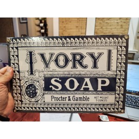 Ande Rooney (1) Brand New Porcelain Ande Rooney Ivory Soap Sign In Original Shrink Wrap