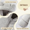 WYTbaby Baby Jumpsuit Winter Fleece Newborn Snowsuit with Hood Warm