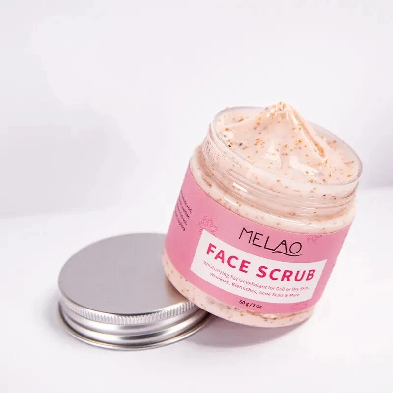 Melao 2 Exfoliating Pink Face Replenish Dull Skin Scrub Soft