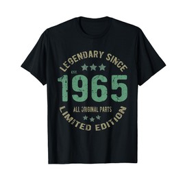 60 Years Old Bday Legend Since 1965 - Vintage 60th Birthday T-Shirt
