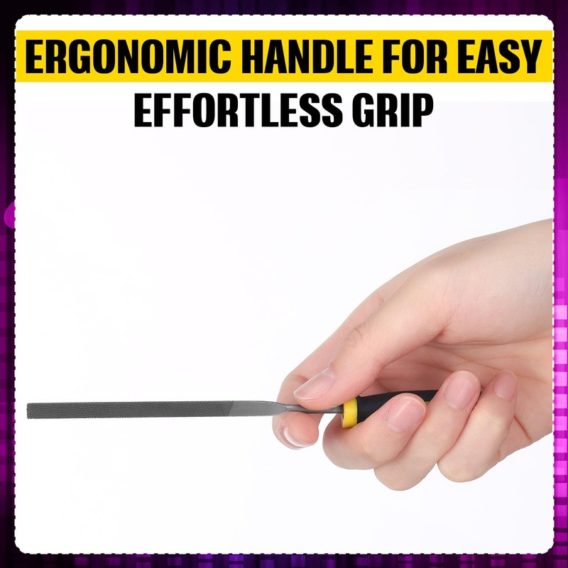 Zonon 6 Pcs Guitar Fret End Dressing File Guitar Nut