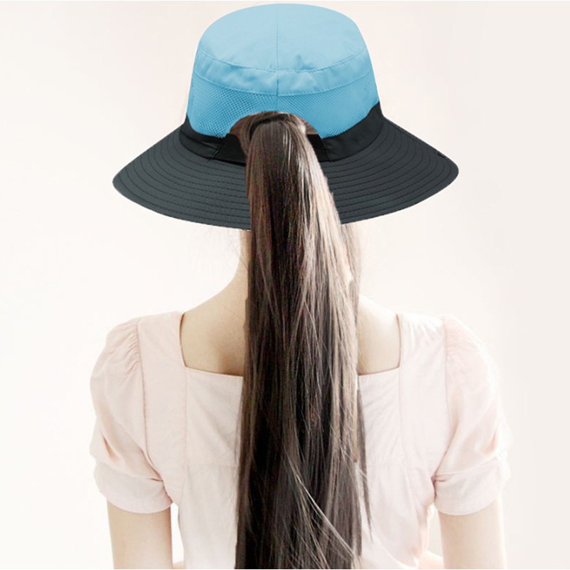 Sun Protection Hat for Women Adjustable Rope Band Quick Drying